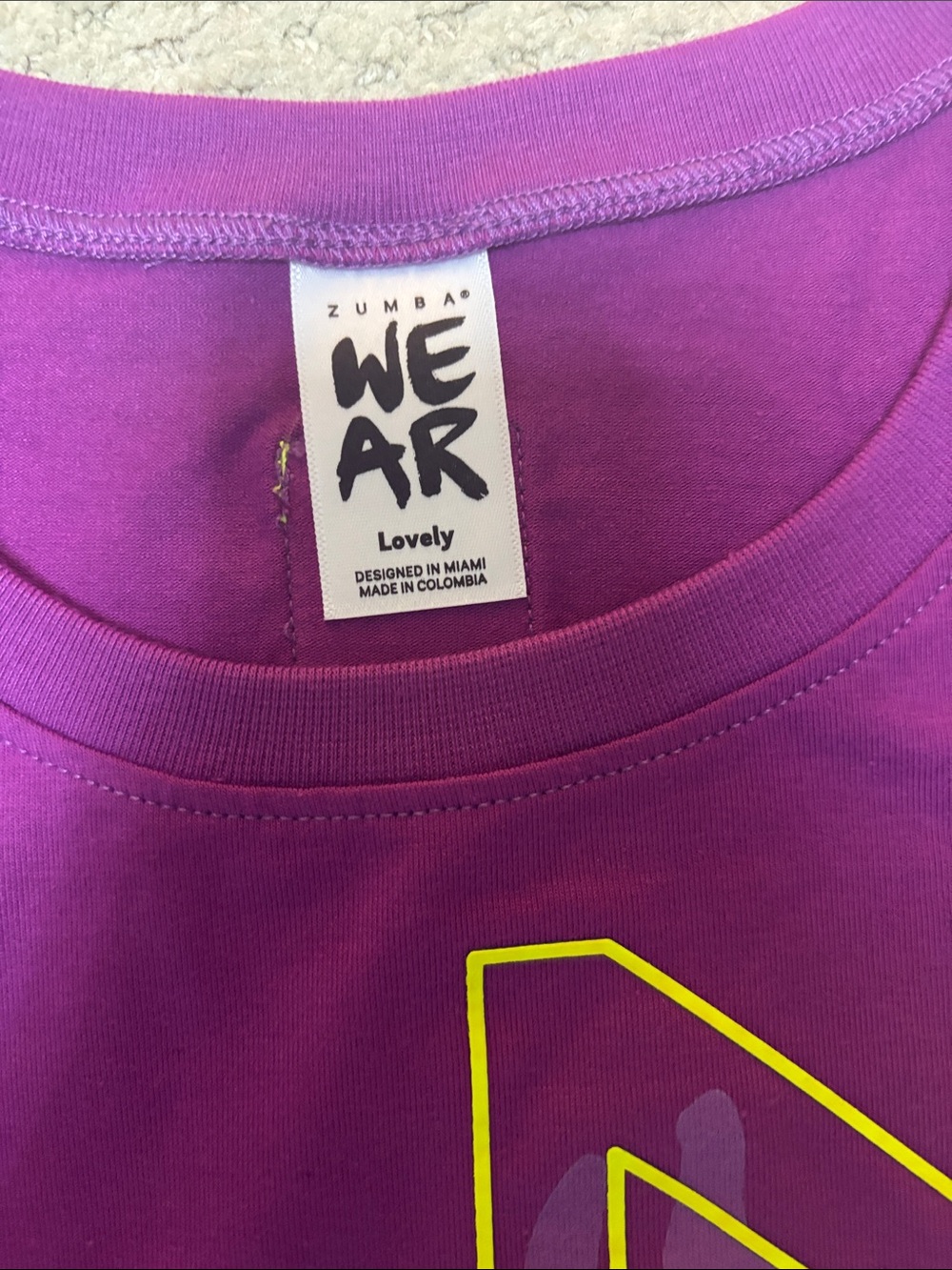 Zumba Fitness Tank NWT - Dance Breathe Repeat - Size L - Color: Wildflower - Picture 4 of 7